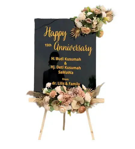 Papan Bunga Akrilik Mungkung